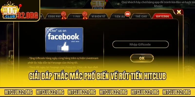 Giải đáp thắc mắc phổ biến về rút tiền Hitclub