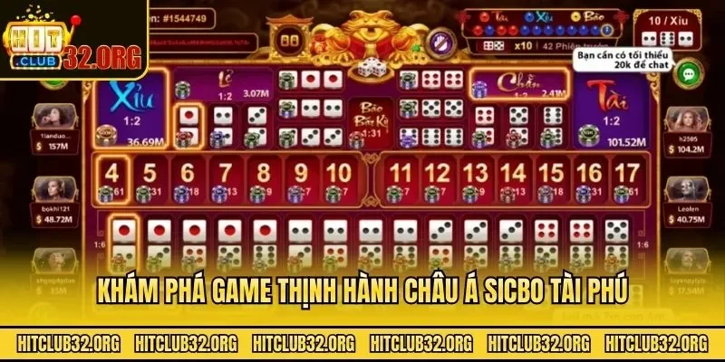 Khám phá game thịnh hành châu Á sicbo tài phú